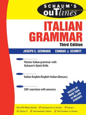 Italian Grammar - ebook